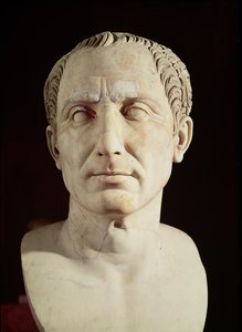 Julius Caesarin (100-44 eKr.) rintakuva (marmori)